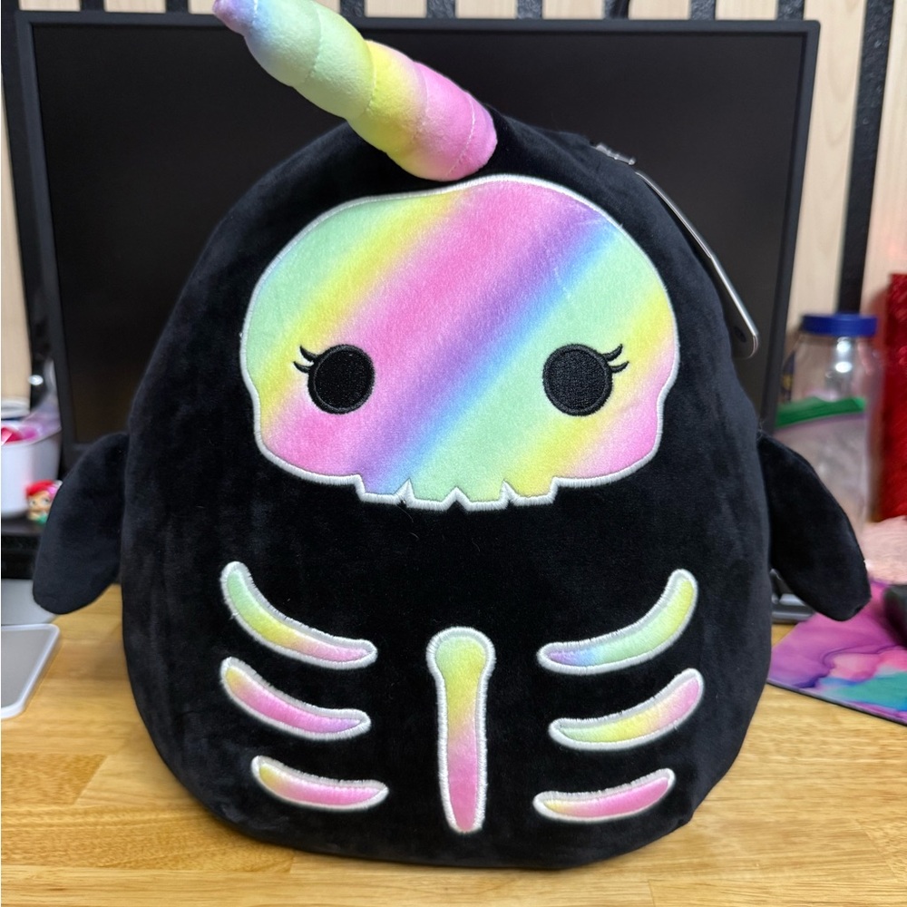 🦄🎃 Squishmallows Bufinda Skeleton Unicorn | 12” | Tags Attached 🎃🦄